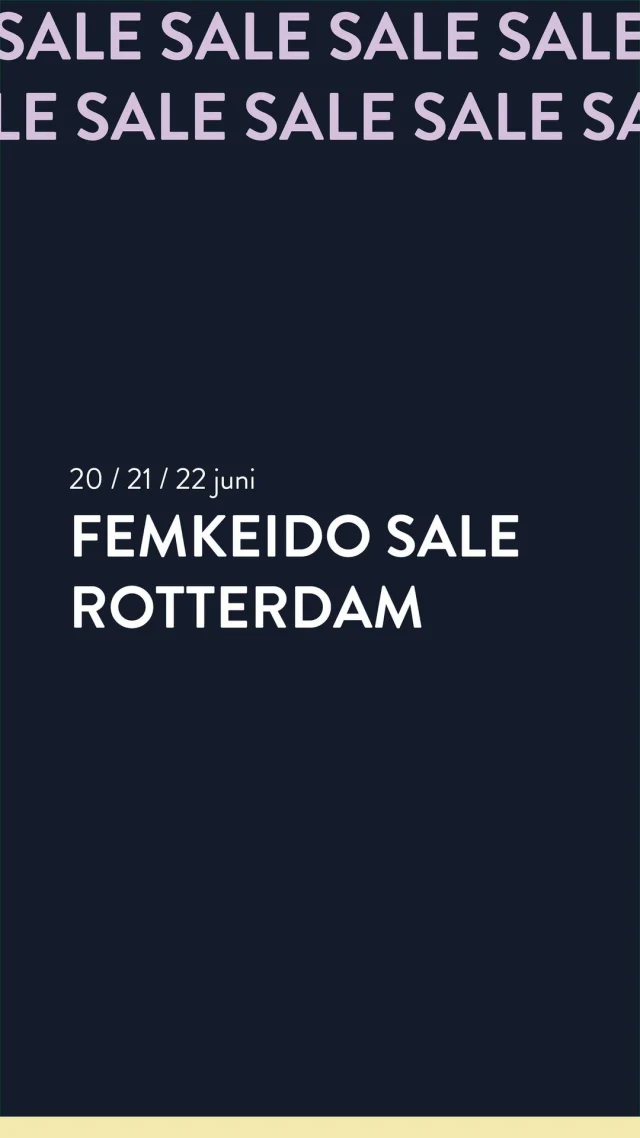 // SALE // Van vrijdag 20 t/m zondag 22 juni shop je de mooiste designitems met flinke korting in Shop Rotterdam. Zien we je daar? 🤩⁠
⁠
Vrijdag 20 juni - 10:00-18:00⁠
Zaterdag 21 juni - 10:00-17:00⁠
Zondag 22 juni - 12:00-17:00⁠
⁠
📍Pannekoekstraat 56a, Rotterdam
